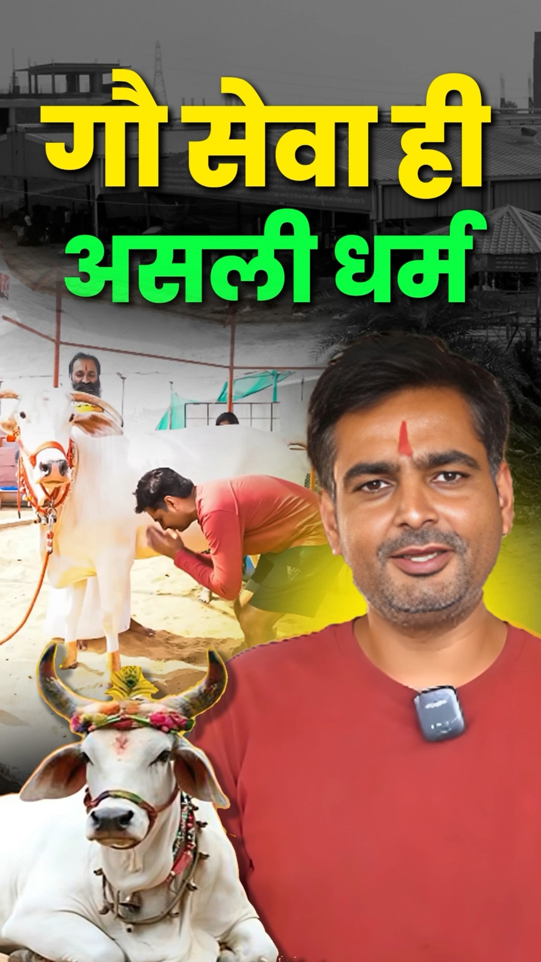 21 लाख रुपये Donation to Gokul Dham Mahatirth ❤️ गौ सेवा ही असली धर्म #rakeshyadavsir